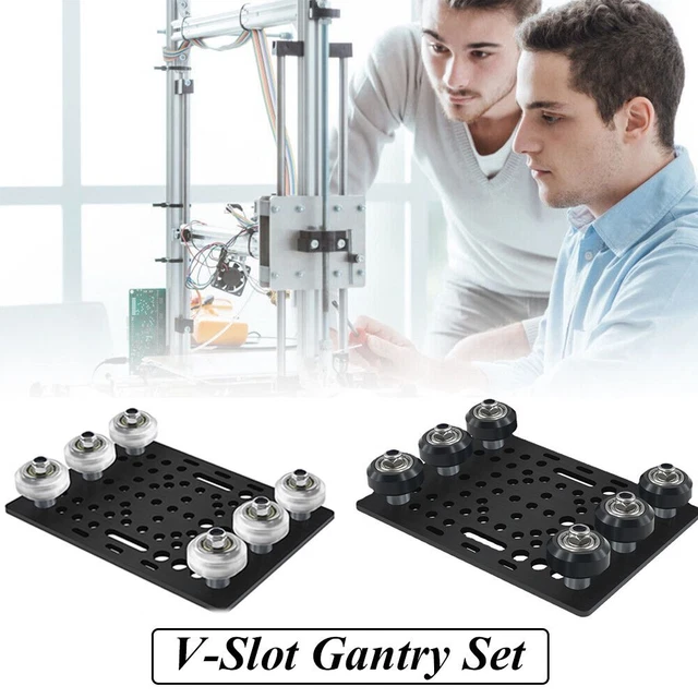 Accessori stampante 3D parti kit treno bottiglie slot a V gantry piastra scorrevole
