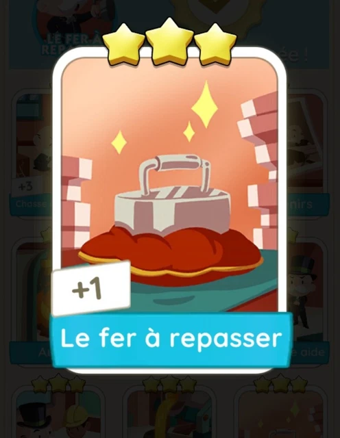 Carte Adesive Monopoly Go - Pacco Da 5 - Per Gioco Da Tavolo