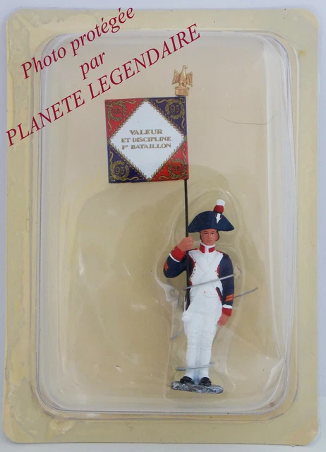 FIGURINE HACHETTE PORTE Aigle 95e Régiment d'Infanterie de Ligne 1805 ...