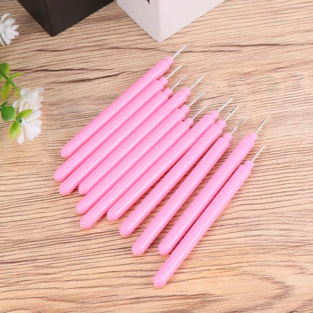 10 Pcs Paper Craft Rolling Quilling Slotted Tools Forked Pen