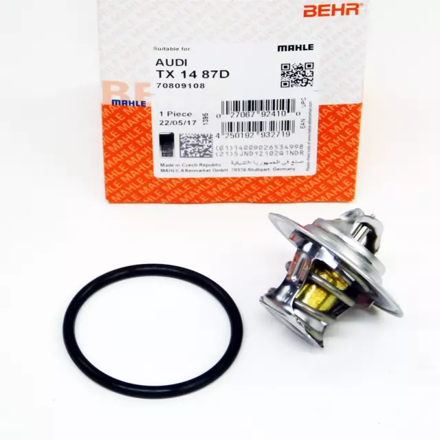 BEHR / MAHLE THERMOSTAT MIT DICHTUNG für AUDI A3 A4 A6 TT AEH/AKL 1.8 T TX1487D