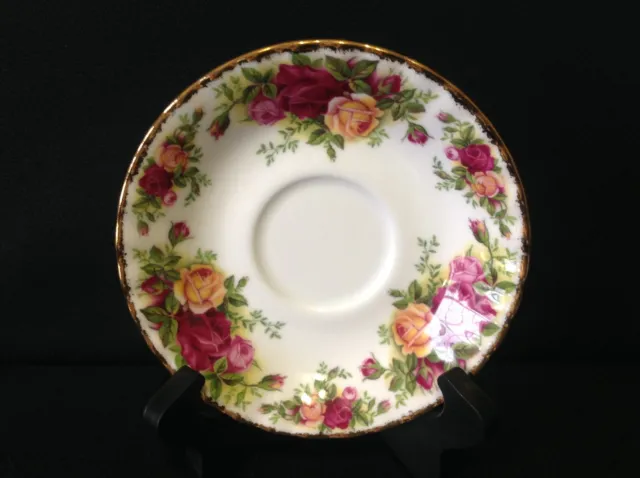 Royal Albert Old Country Roses One (1) Footed Tea Cup Saucer (No Cup) England