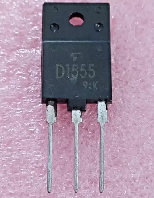 1pcs. 2SD1555  NPN Power Transistor  1500V  5A  50W TO-3P TOSHIBA