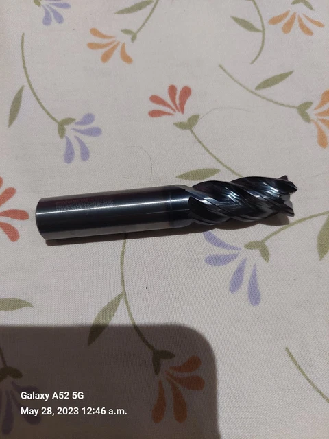Kennametal H1TE4CH0625R125HA 5/8" Carbide End Mill 3.5" DRILL 4 FLUTE HARVI ITE