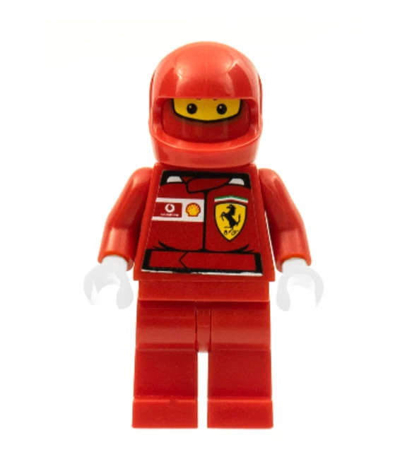 LEGO RAC025S F1 Ferrari Pit Crew Member Racers Sets: 8144 8673 8375 ...