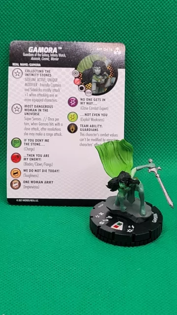 HEROCLIX Avengers War of the Realms 047a GAMORA Super Rare SR
