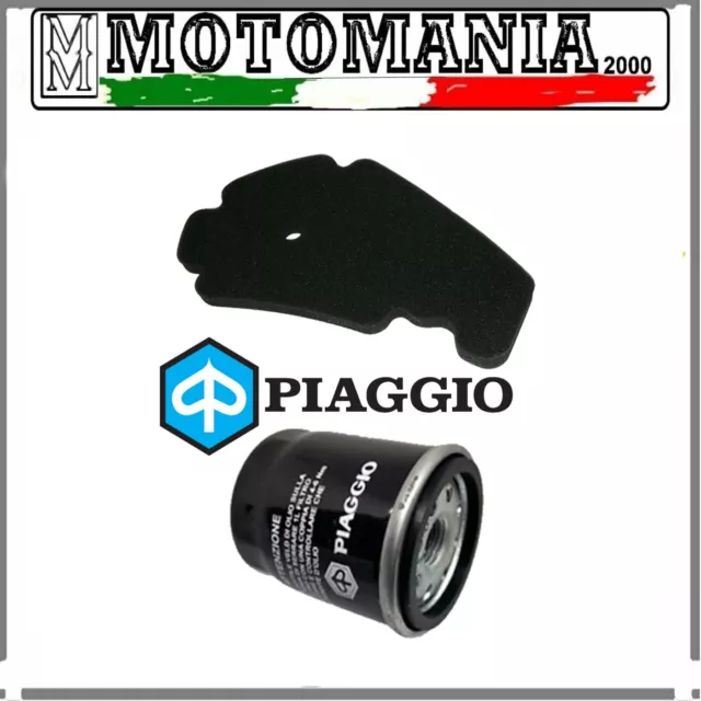 Filtro Aria + Filtro Olio Piaggio Beverly 125- 200-250-300 (Vedi Descrizione)