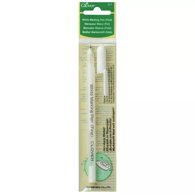 Clover White Fabric Marking Pen