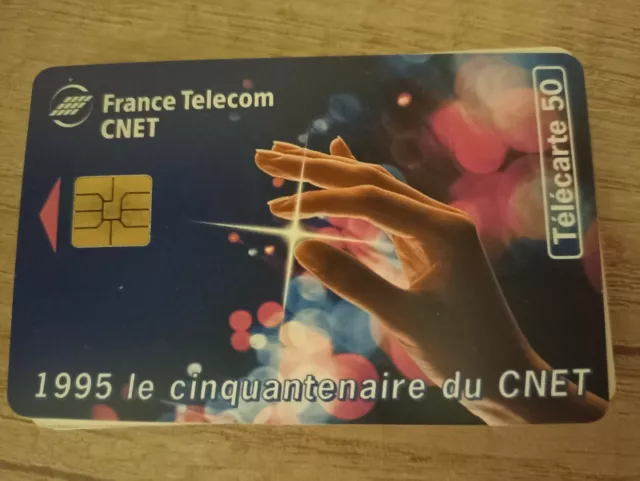 Carte Telephonique 50E Anniversaire Cnet Telecommunications - Telecarte 50