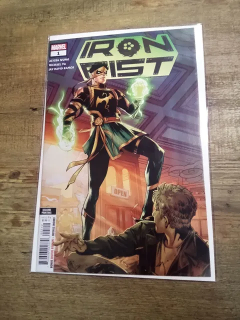 Iron Fist #1 2nd Printing Variant Cover Marvel Comics 2022 NM