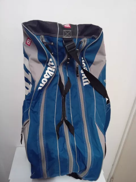 WILSON Blue & White Tennis Racket Bag - CG C15