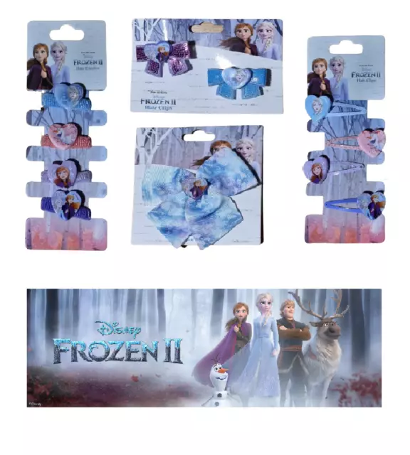 Disney Frozen IIAnna Olaf Elsa Elastic Hair Band Clip Party Bag Girls Fillers