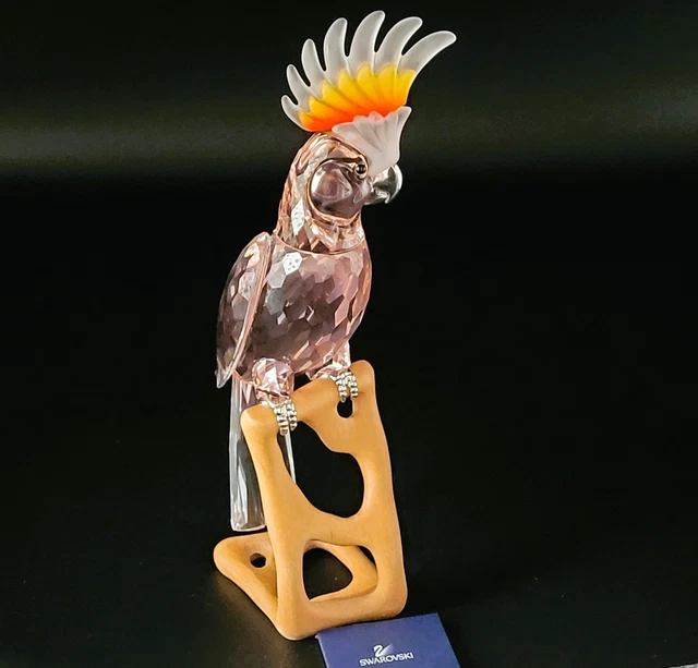 スワロフスキー オウム 黄色 専用】スワロフスキー 『Cockatoo Red