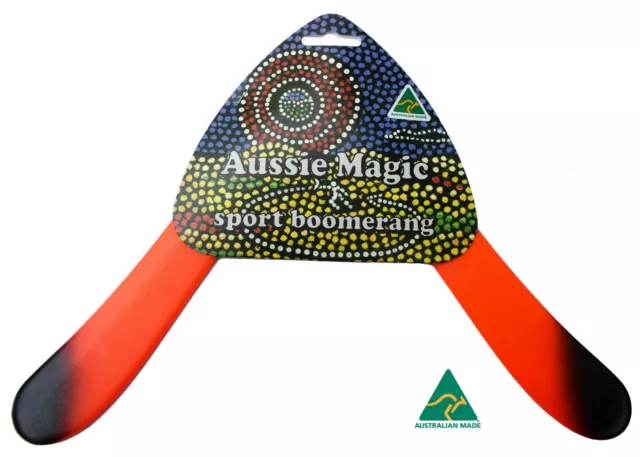 Australian Made Returning Boomerang,Aussie Magic SPORT Boomerang, Right Handed