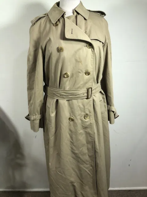 Burberrys' London  tan trench coat sz 52