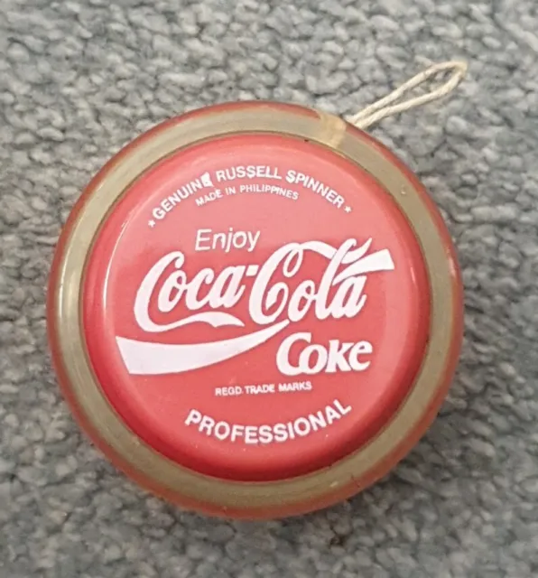 Vintage Coca-Cola Yo-yo Genuine Russell Spinner Coke YO-YO.