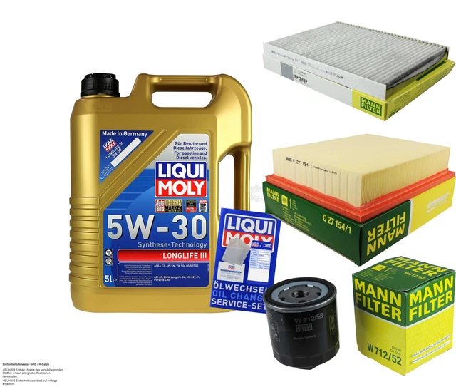 MANNOL 6 L Energy Premium 5W-30 Mann Per VW Nuovo Maggiolino 9C1 1C1 2.3 EUR 109,33 - IT - Foto 3