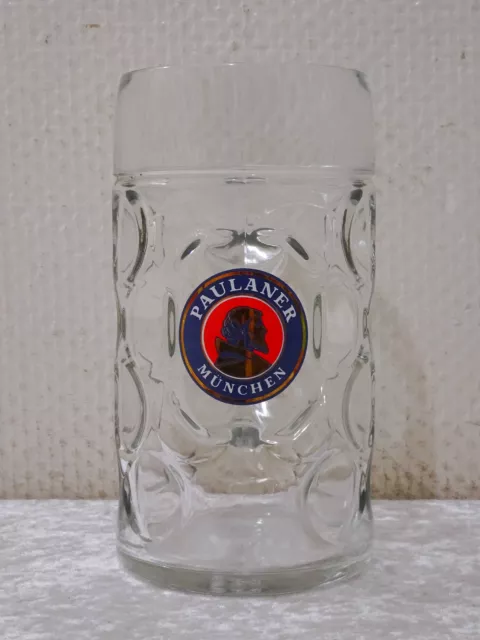 Kjztrf - Paulaner Bière Verre Chope - 1 Litre - Publicité