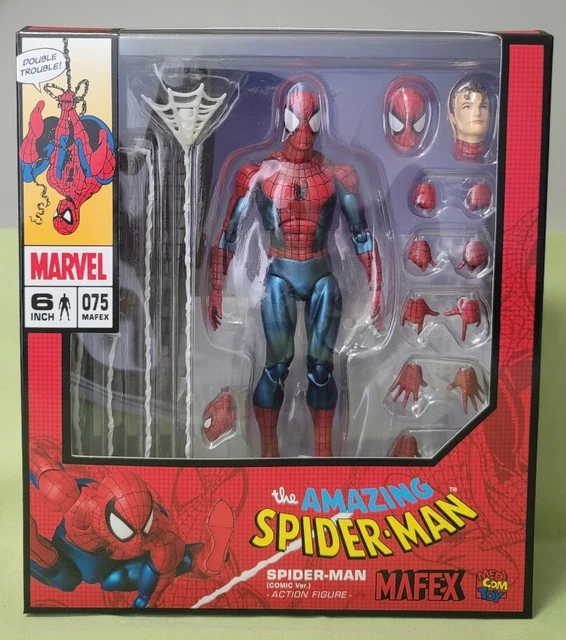 Mafex No.075 Marvel Comics Spider-Man Comic Ver. Action Figure Medicom Toy