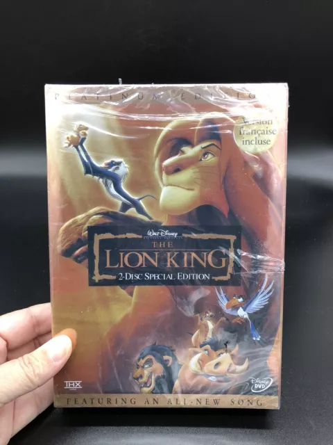 Walt Disney Platinum Edition of The Lion King & The Lion King 2 DVD’s, 2-Disc Ed