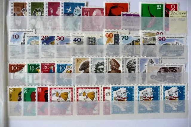 Briefmarken Berlin postfrisch, Lot ab 1960