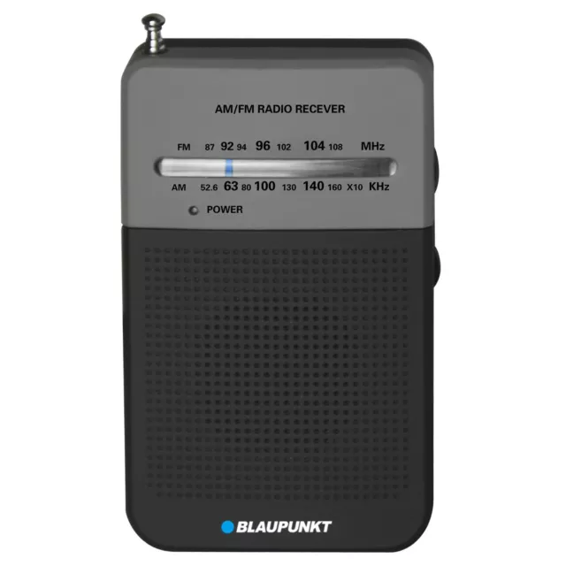 Taschenradio Reiseradio Tragbarer Mini Radio FM/AM Kopfhörerbuchse Blaupunkt
