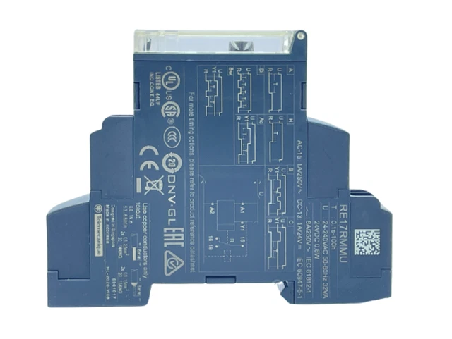 Rel&egrave; Temporizzato Schneider Electric RE17LMBM, Multifunzione, 24-240VAC, Nuovo, Modulo Timer