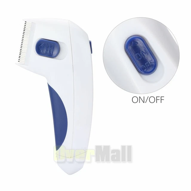 Electric Anti Lice Comb Pet Head Flea Removal Killer Brush Safe Treatment Tool