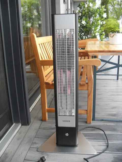 Vasner HeatTower, Infrarot-Standheizstrahler 2500 Watt + AirCape, UVP 339 €!