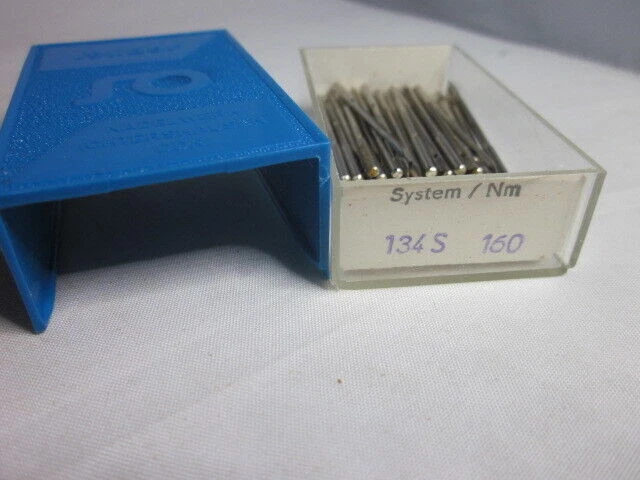 100 Stück: 134 S, 135 x 8, Nm: 160/23 Spatenspitze, Ledernadeln...