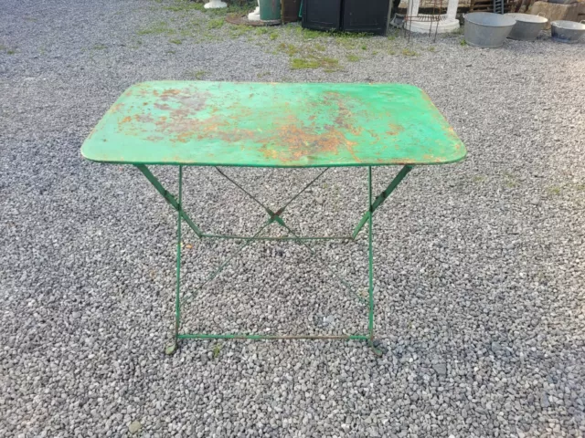 Ancienne Table De Jardin Pliante