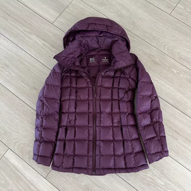 burton ak snowboard ski puffer down jacket baker women SMALL Purple Hood