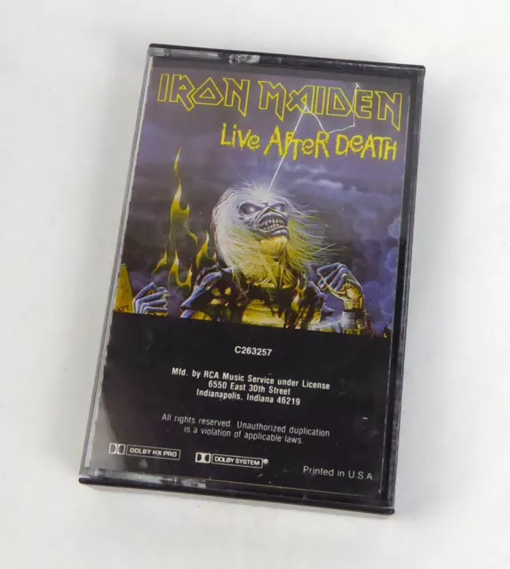 Musikkassette - IRON MAIDEN - Live after Death -  Tape MC