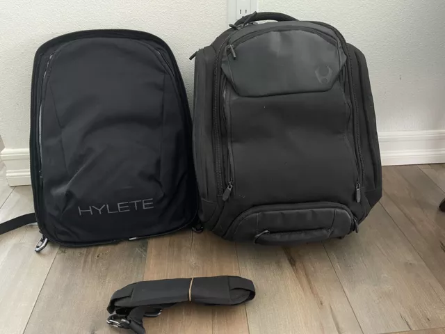 HYLETE BLACK-STEALTH DOULBE DUTY BACK PACK - 6 in 1 DUAL BACKPACK