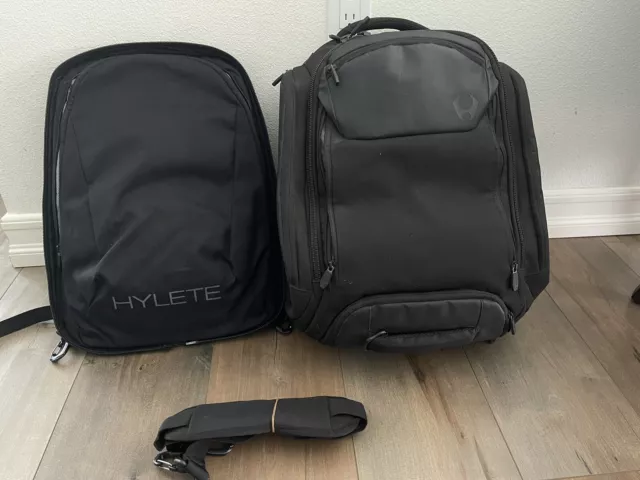 HYLETE BLACK-STEALTH DOULBE DUTY BACK PACK - 6 in 1 DUAL BACKPACK HYLETE BLACK-STEALTH DOULBE DUTY BACK PACK - 6 in 1 DUAL BACKPACK