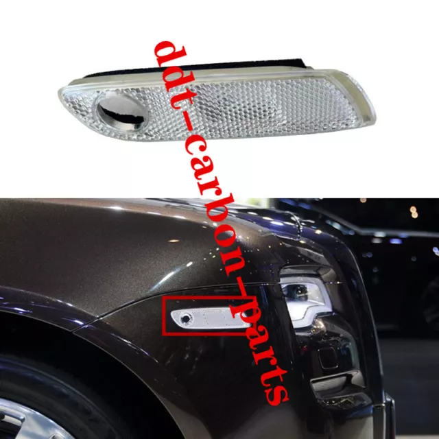 1Pcs For Rolls-Royce Ghost 2010-2019 Right Side Fender light Without Bulb