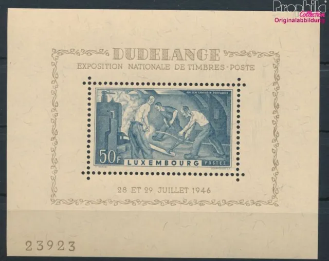 Luxembourg Bloc 6 (complète edition) neuf avec gomme originale 1946 E (10128471