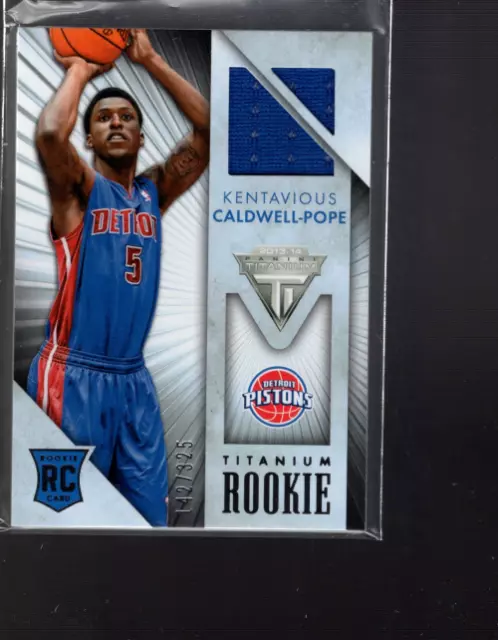 B0080- 2013-14 Panini Titanium Rookie Trikots #8 Kentavious Caldwell-Pope / 325