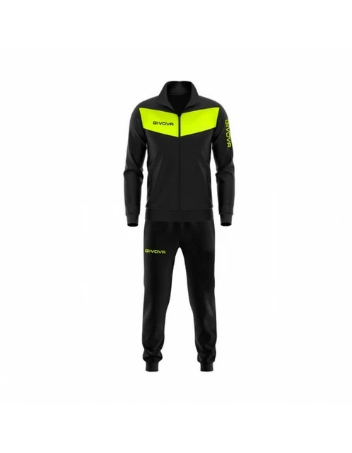Givova Tuta Visa 4S Sportiva Allenamento Running Zip Intera Uomo Donna Unisex Pa