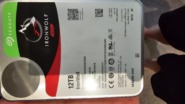 Seagate ST12000VN0007 Ironwolf 12TB SATA III 3.5 inch Internal Hard Disk Drive