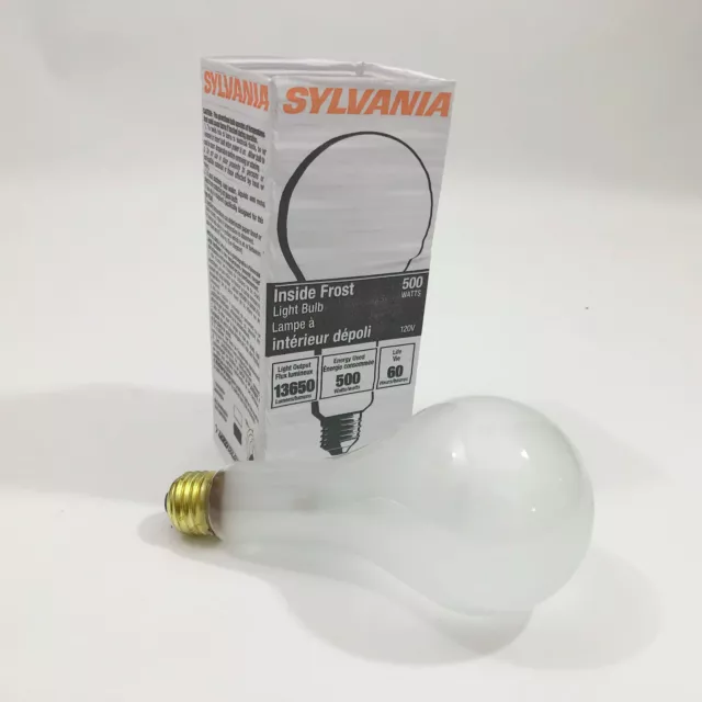 Sylvania Inside Frost Light Bulb ECT 500w 120v 13,650 Lumens