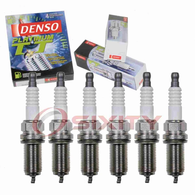 6 pc Denso Platinum TT Spark Plugs for 2010-2016 Volvo XC60 3.0L 3.2L L6 pk