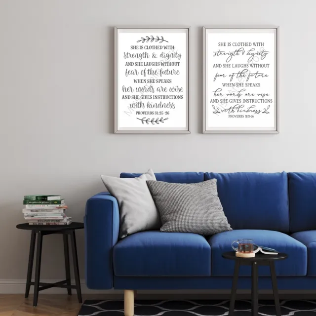 Bible Scripture Wall art | Inspirational quote | A5 or A4 Photo Print | Gift