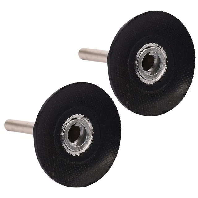 2X 50mm Backing Pad 6MM Holder Sand Sanding Discs for Discs J4E2