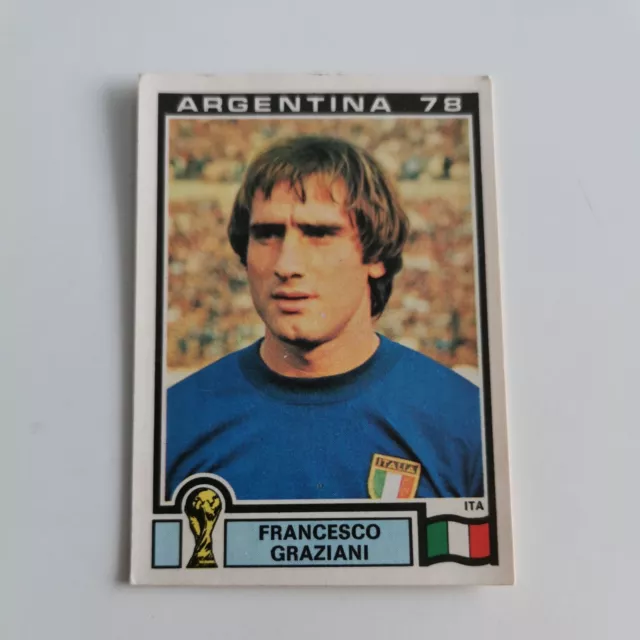 N°111 Francesco Graziani Italia Sticker Panini World Cup Argentina 78 1978