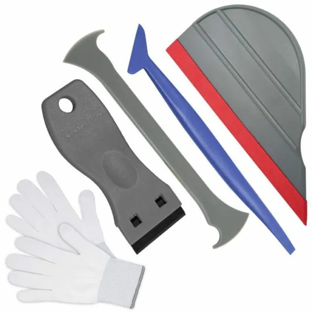 Car Installation Tools Vinyl Film Wrap Squeegee Tuck Tool Gloves Cleaner Kit 2