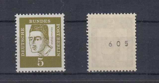 Berlin 199 RM ungerade Nummer Bedeutende Deutsche 5 Pf postfrisch