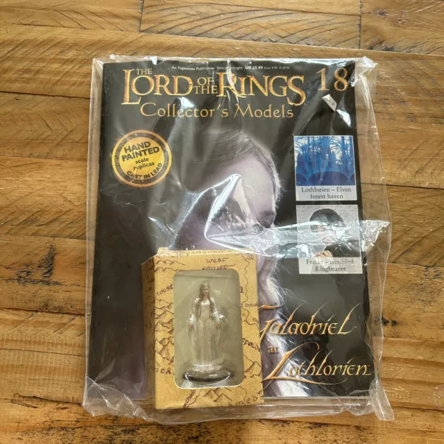 Eaglemoss Lord Of The Rings Figure: Galadriel model & Mag No 18 (New and sealed)