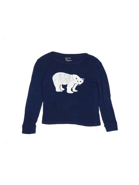 Leveret Girls Blue 3/4 Sleeve T-Shirt 12