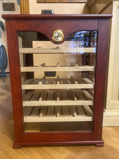 Porta Sigari Cubani Humidor Vetrina Umidificatore per sigari